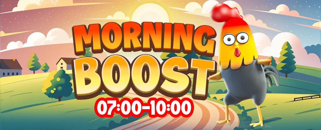 🐓 The early bird catches the worm with the Morning Boost! 