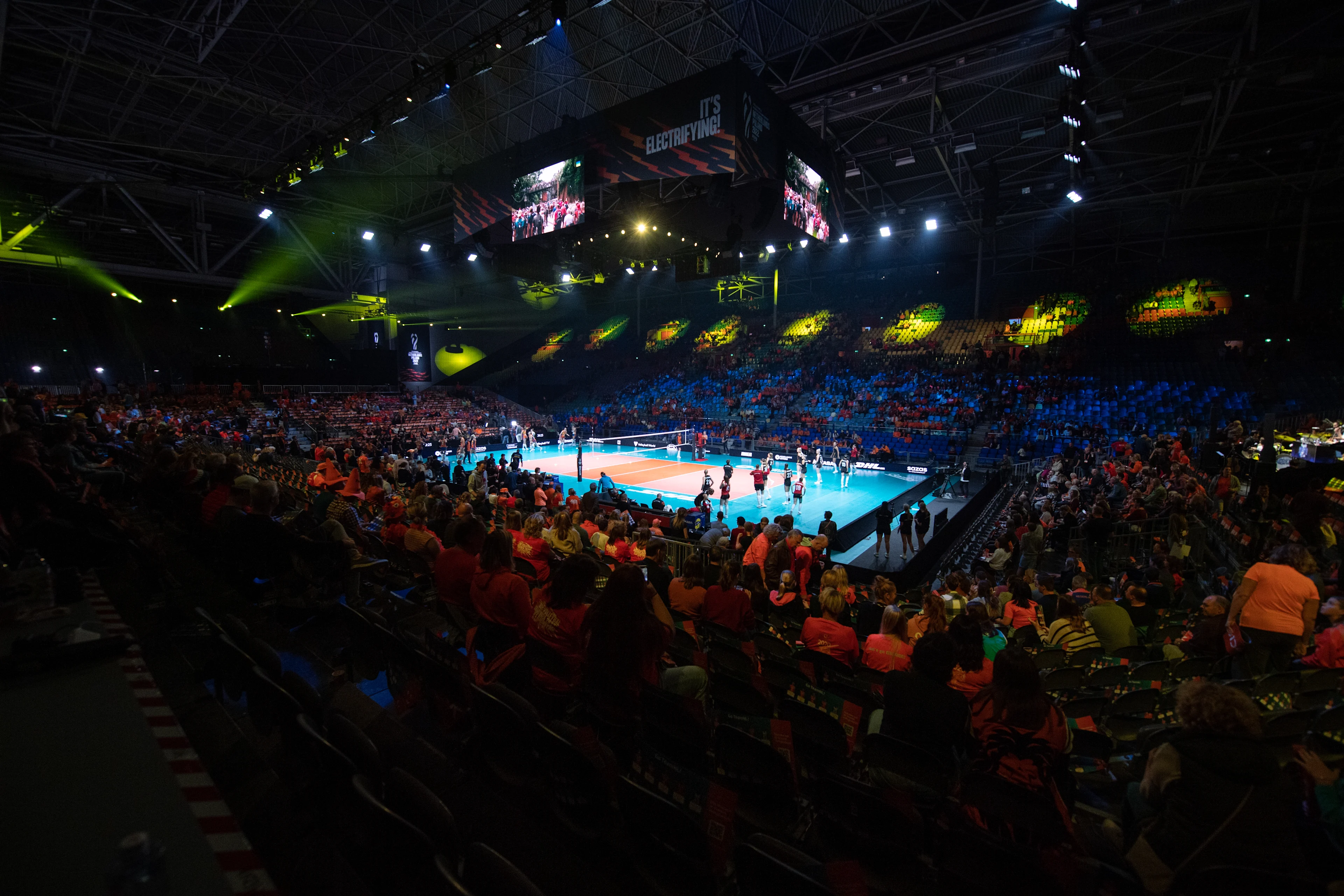 Illustration picture taken ahead of a volleyball game between the Netherlands vs Belgian national women's team the Yellow Tigers, Friday 30 September 2022 in Arnhem during the pool stage (game 4 of 5) of the world championships volleyball for women. The tournament takes place form September 23 until October 15, 2022. BELGA PHOTO LUC CLAESSEN