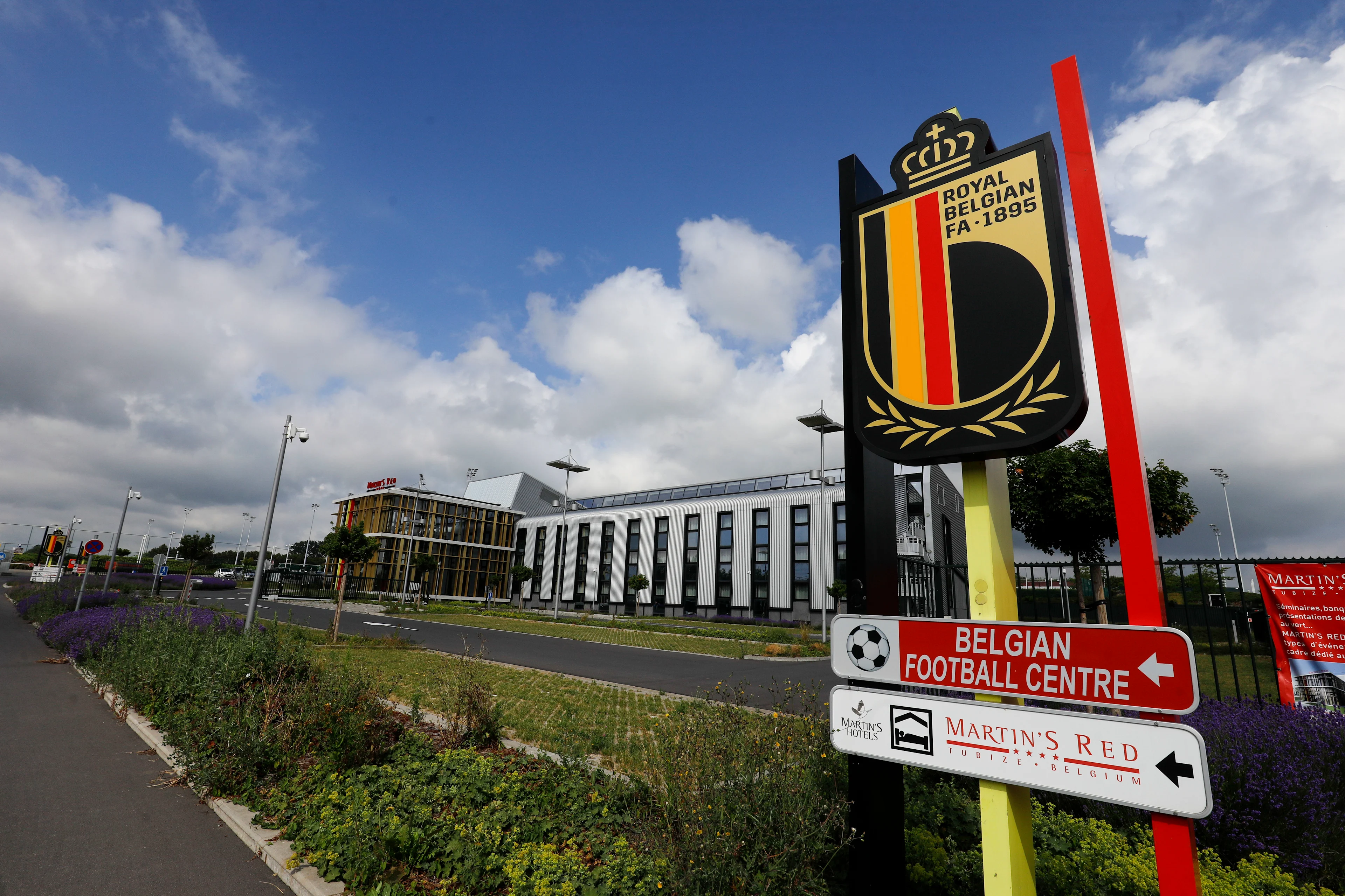 Illustration picture shows the KBVB-URBSFA National Soccer Training Center in Tubize, Friday 26 June 2020. BELGA PHOTO THIERRY ROGE