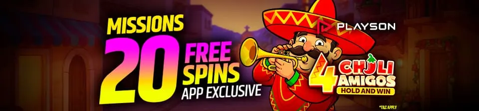 Daily missions in our App