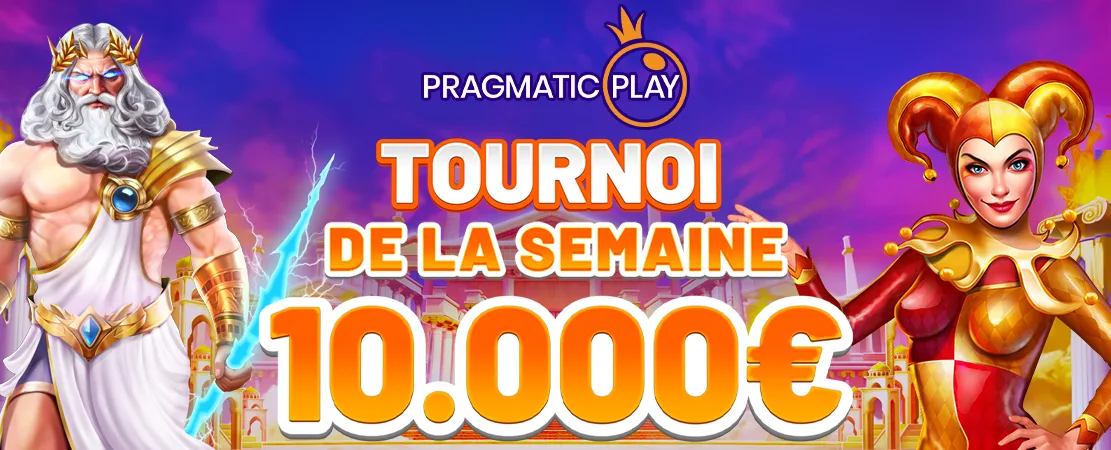 🏆 Tournoi Pragmatic Play de 10.000 €