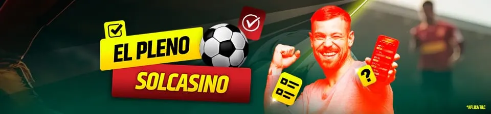 ¿Conoces el fútbol al detalle? Demuéstralo en El Pleno de Solcasino y gana hasta 50€ en freebet.