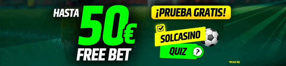 ¿Conoces el fútbol al detalle? Demuéstralo en el Quiz de Solcasino y gana hasta 50€ en freebet.