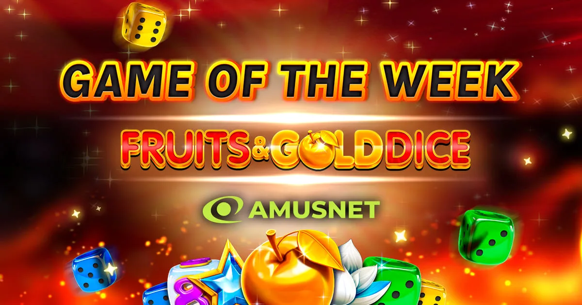⭐ Game of the Week: Fruits & Gold Dice by Amusnet