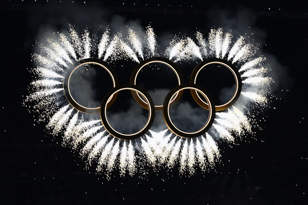 The Olympic rings are shown at the opening ceremony of the Milano Cortina 2026 Olympic Winter Games, on Friday 06 February 2026 in Milan, Italy. The XXV Winter Olympics take place from 6 to 22 February 2026 in Italy. BELGA PHOTO JASPER JACOBS