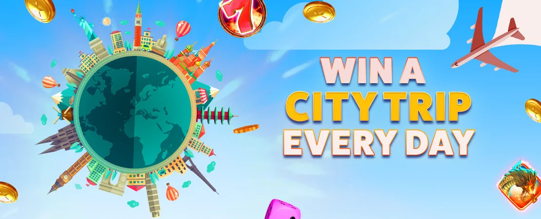 ✈️ Win a city trip every day