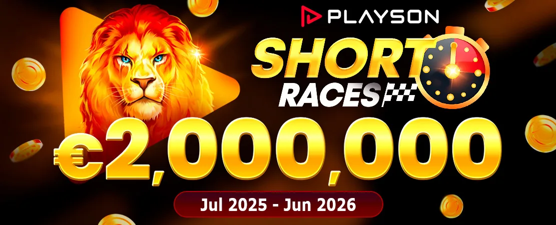 🏎️💨 Playson Short Races - August - €100.000