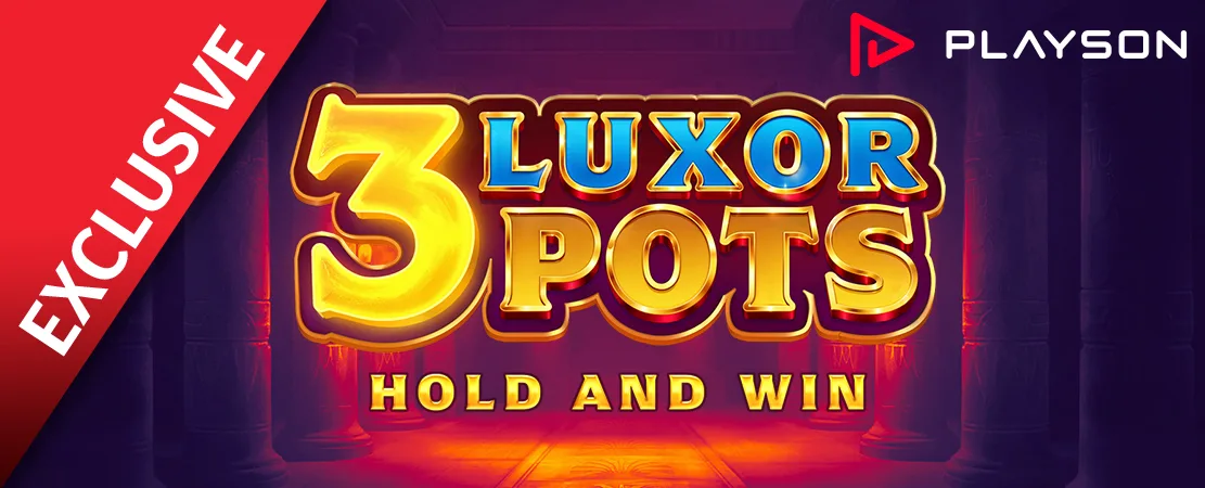 🎰 Exclusively at Starcasino! 3 Luxor Pots Hold & Win by Playson 🎰