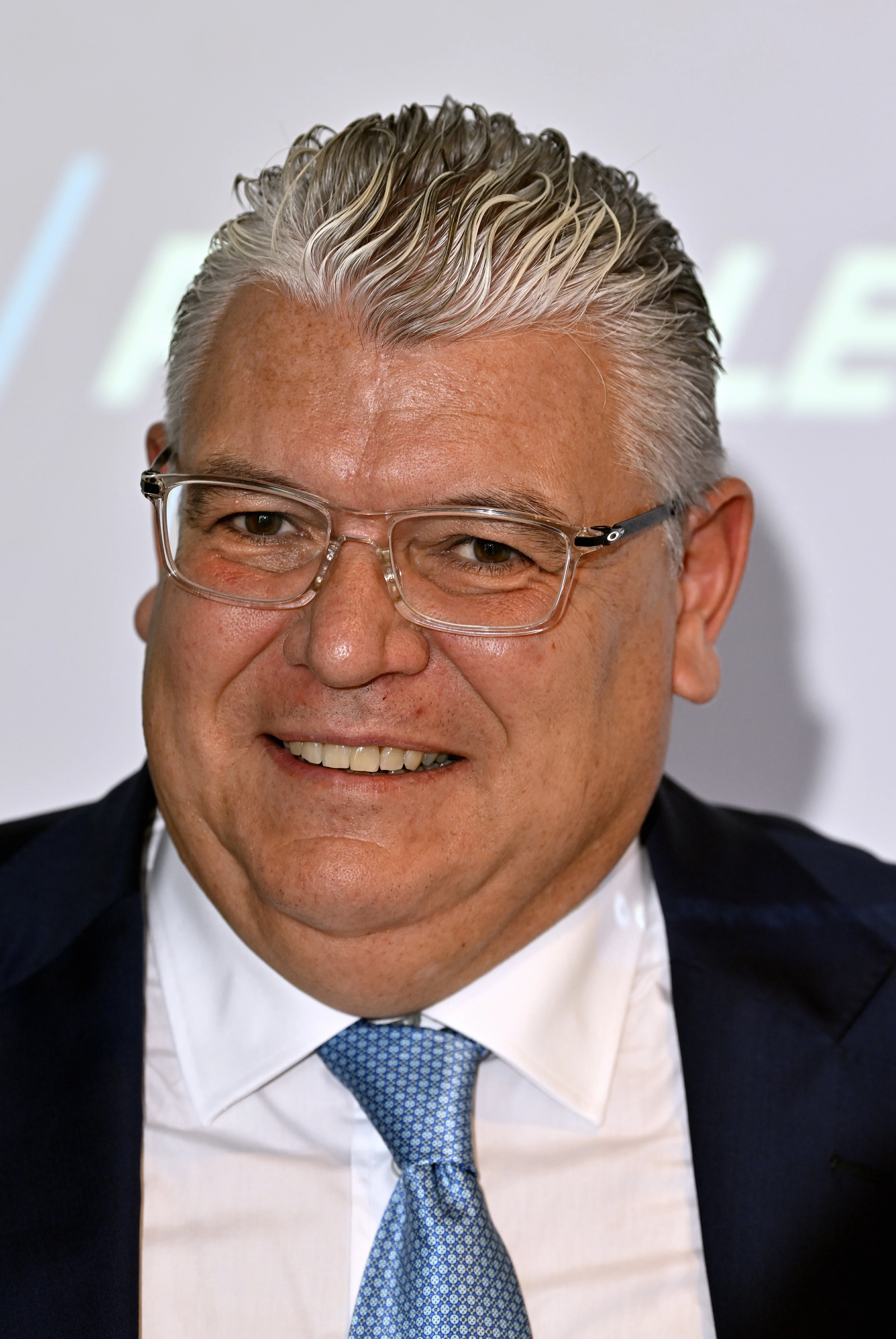 UEC Chairman Enrico Della Casa pictured during a press conference on the upcoming European Championships Cyclocross, in Namur, Tuesday 18 October 2022. BELGA PHOTO ERIC LALMAND