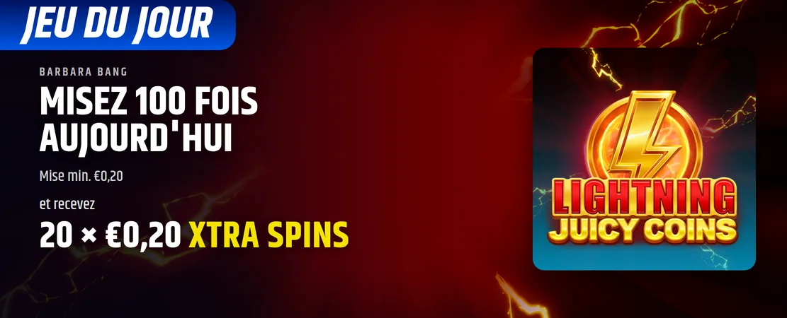 Jeu du Jour | Lightning Juicy Coins