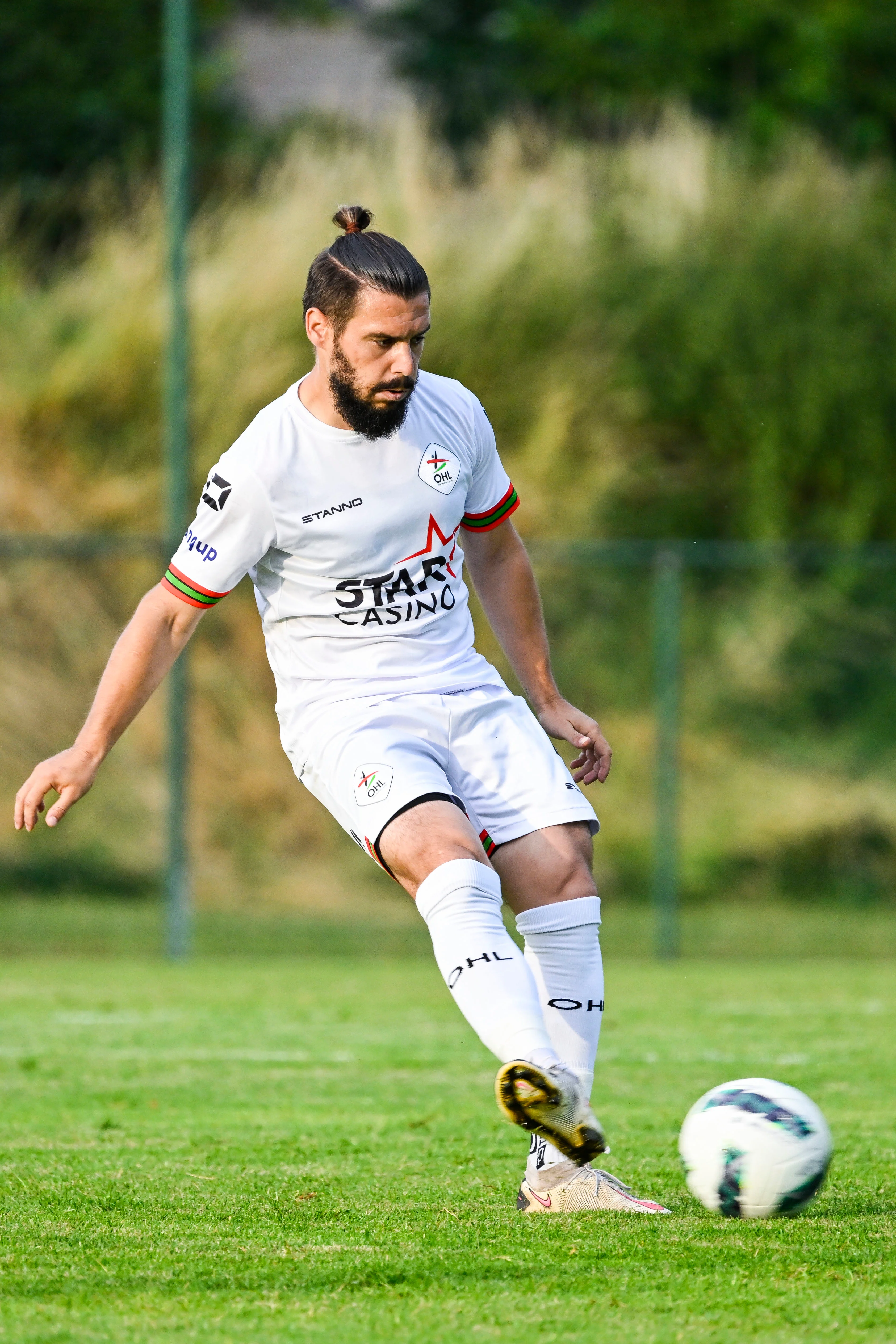 OHL's Kristiyan Malinov pictured in action during a friendly soccer game between first division club Oud-Heverlee Leuven and amateur team Bertem-Leefdaal, Wednesday 21 June 2023 in Oud-Heverlee, in preparation of the upcoming 2023-2023 season. BELGA PHOTO TOM GOYVAERTS