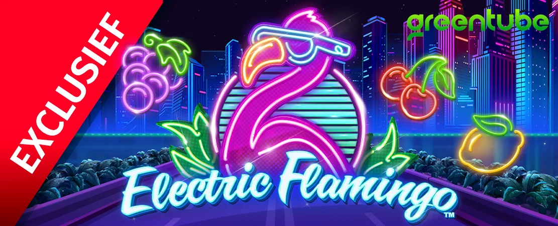 🦩 Exclusief bij Starcasino! Electric Flamingo van Greentube!