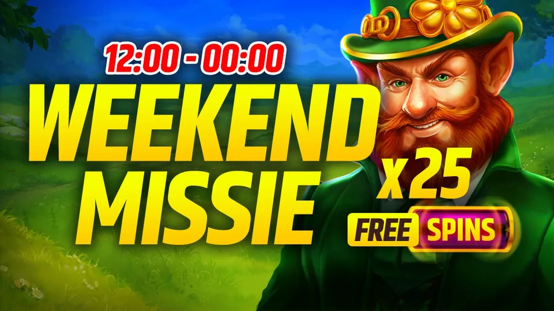 🎰 Weekendmissies zijn terug – Pak tot 75 Free Spins! 💎