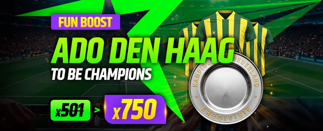 Fun Boost: ADO to Win the League? Get 750x Your Stake!