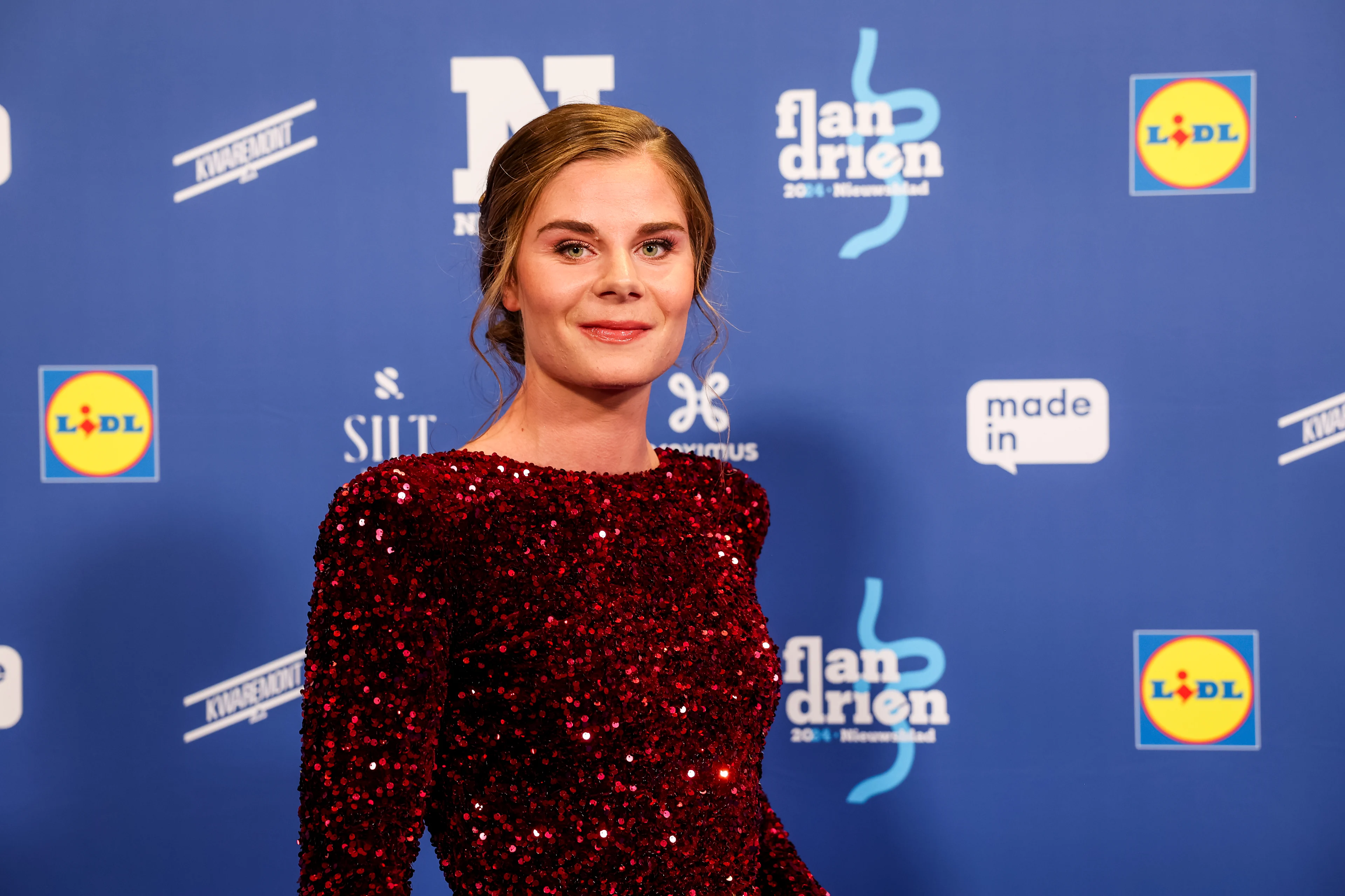 Belgian Lotte Kopecky pictured at the arrival for the 'Flandrien' award ceremony for the best Belgian cyclist of the 2024 cycling season, organized by newspaper 'Het Nieuwsblad', Tuesday 05 November 2024 in Middelkerke. BELGA PHOTO KURT DESPLENTER