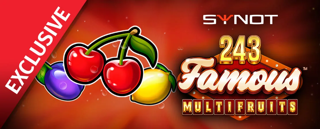 🍋🍒 243 Famous Multifruits | Only at Starcasino