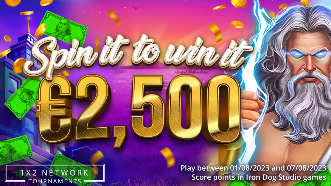 💸 Extra cash prizes to win in 'Spin it to Win it' of €10.000 by 1X2 Network