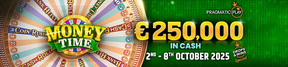 Celebrate the launch of Money Time with Pragmatic Play’s €250,000 Network Promo!