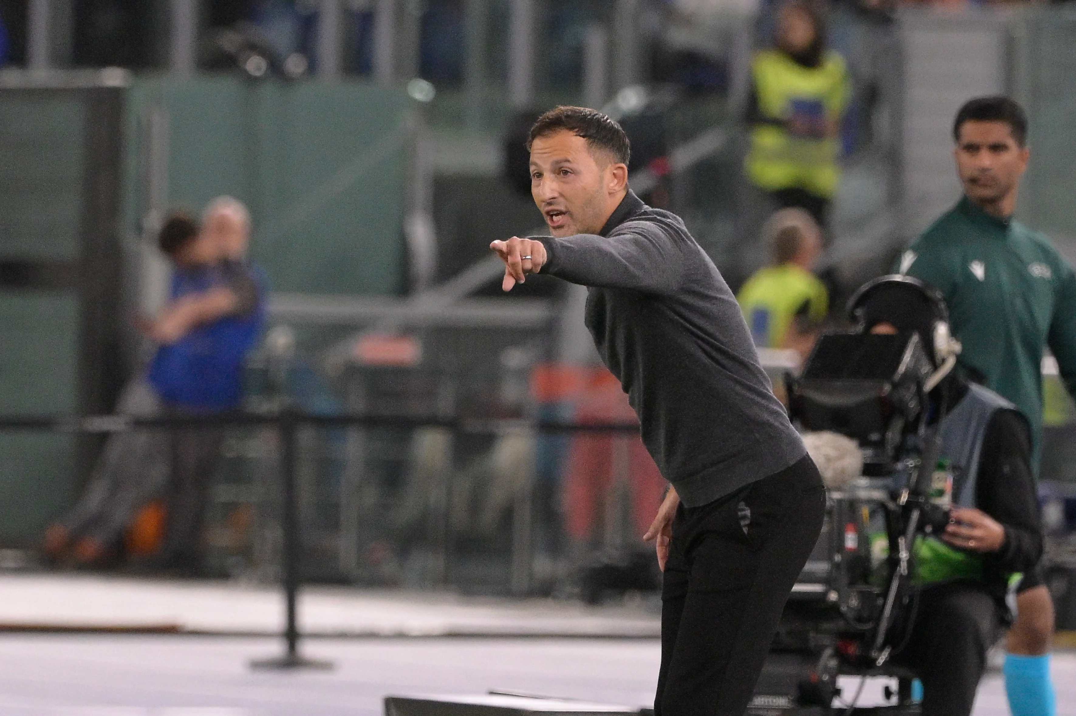 Belgium's head coach Domenico Tedesco  during the UEFA Nations League 2024/25 Group 2 qualification football match between Italy and Belgium at the Olimpico stadium in Rome on October 10, 2021. (Photo by Fabrizio Corradetti / LaPresse) BELGIUM ONLY