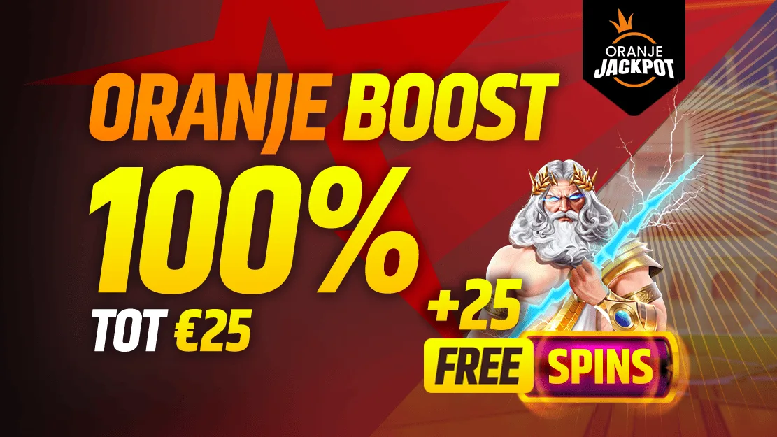 🟠 Oranje Boost Actie: Boost je winst én pak 25 Free Spins! 💥