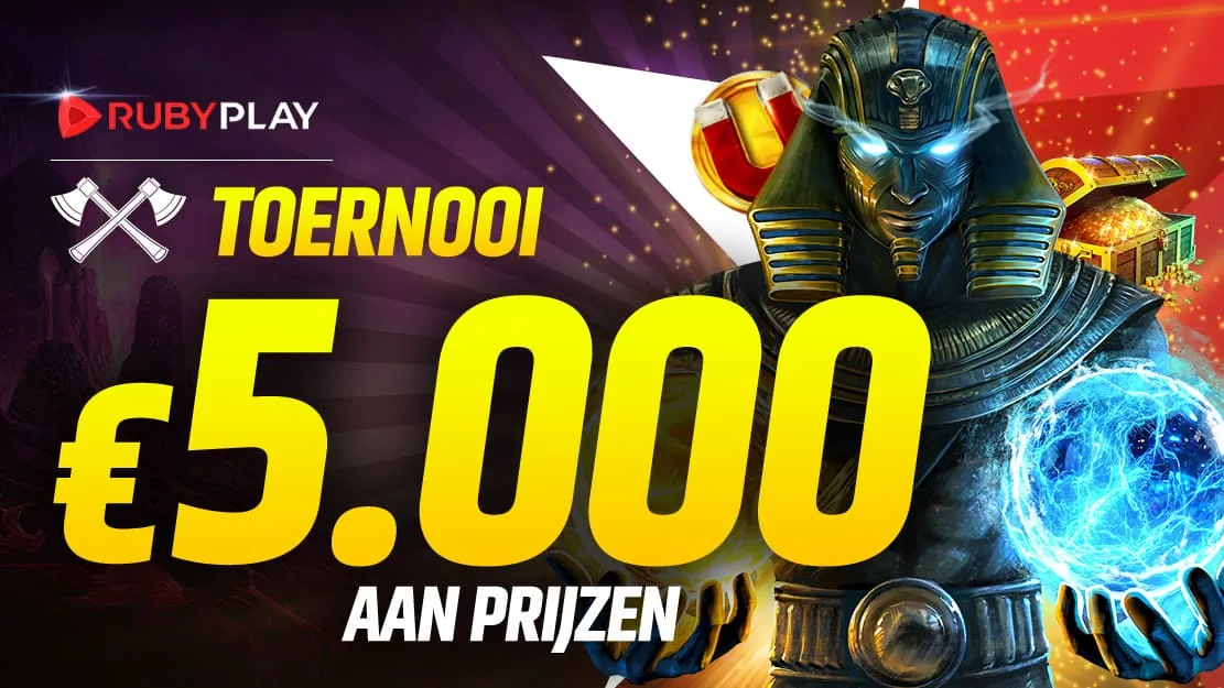 €5.000 Ruby Play Toernooi 💎