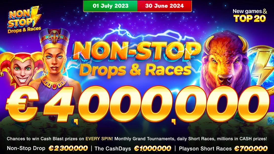 🏎 Gear up for a year of exciting wins from the €4.000.000 prize pool with Playson!