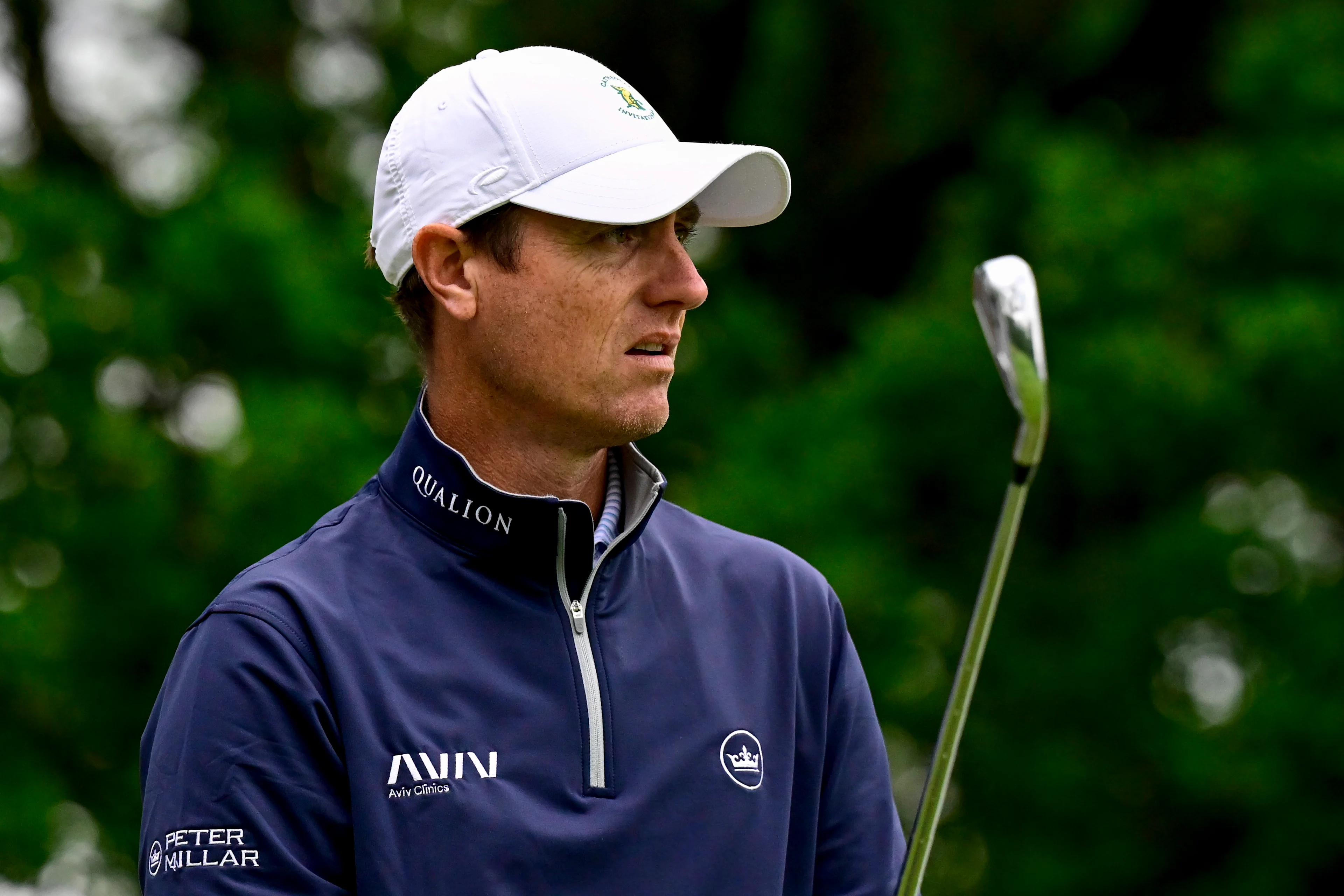 Belgian Nicolas Colsaerts pictured during the first round (1/4) at the 2024 Soudal Open DP World Tour golf tournament, in Schilde, Thursday 23 May 2024. The 2024 Soudal Open takes place from 23 to 26 May at the Rinkven Golf Club in Schilde. BELGA PHOTO DIRK WAEM