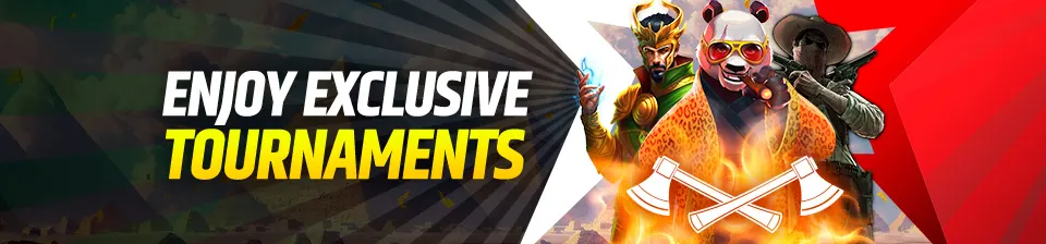 Play for cash prizes in our casino and sports tournaments, all exclusively here at Starcasino!