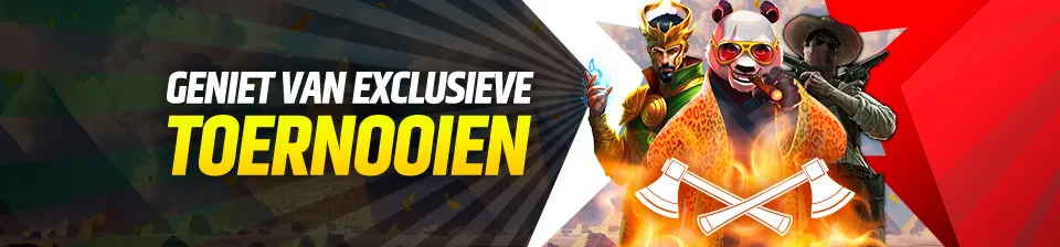 Speel voor cashprijzen in onze casino en sport toernooien, 100% exclusief hier bij Starcasino!