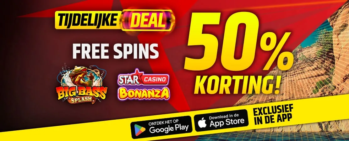 🎁 Tijdelijke Deal: 50% Mega Korting op Free Spins!