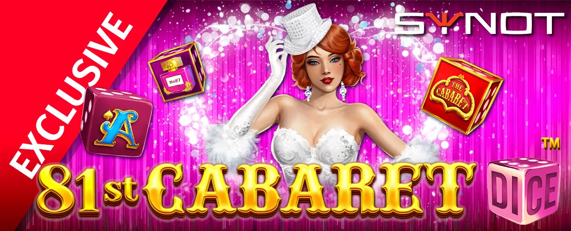 💃 Exclusively at Starcasino! 81st Cabaret Dice by Synot 💃
