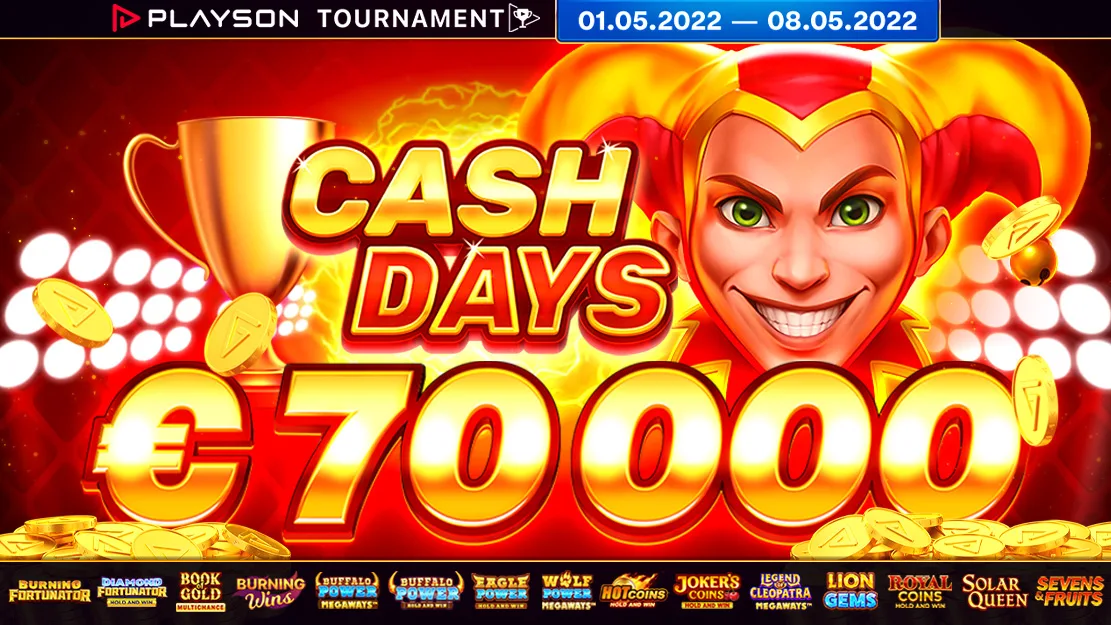 Playson April CashDays 70K