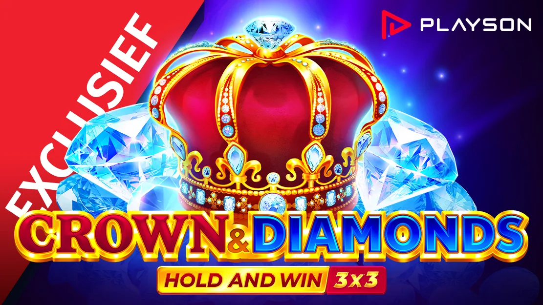 👑 Exclusief bij Starcasino! Crown and Diamonds: Hold and Win van Playson!