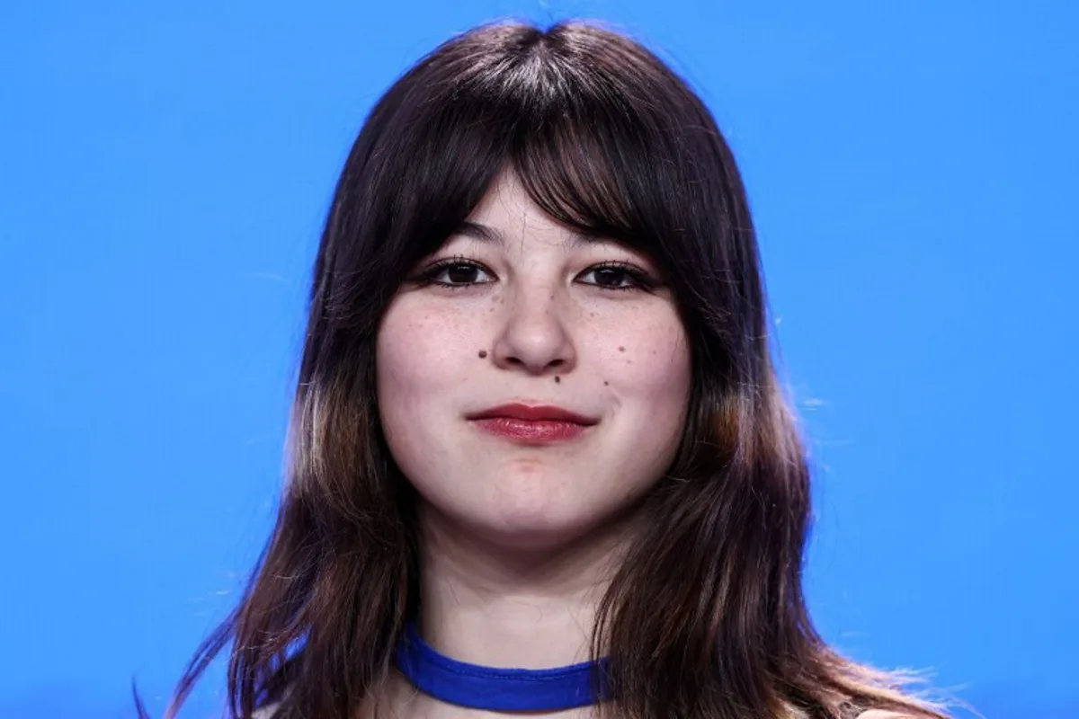 US figure skater Alysa Liu looks on during the Team USA Media Summit ahead of the Olympic and Paralympic Winter Games Milano Cortina 2026 at the Javits Center in New York City on October 28, 2025. CHARLY TRIBALLEAU / AFP