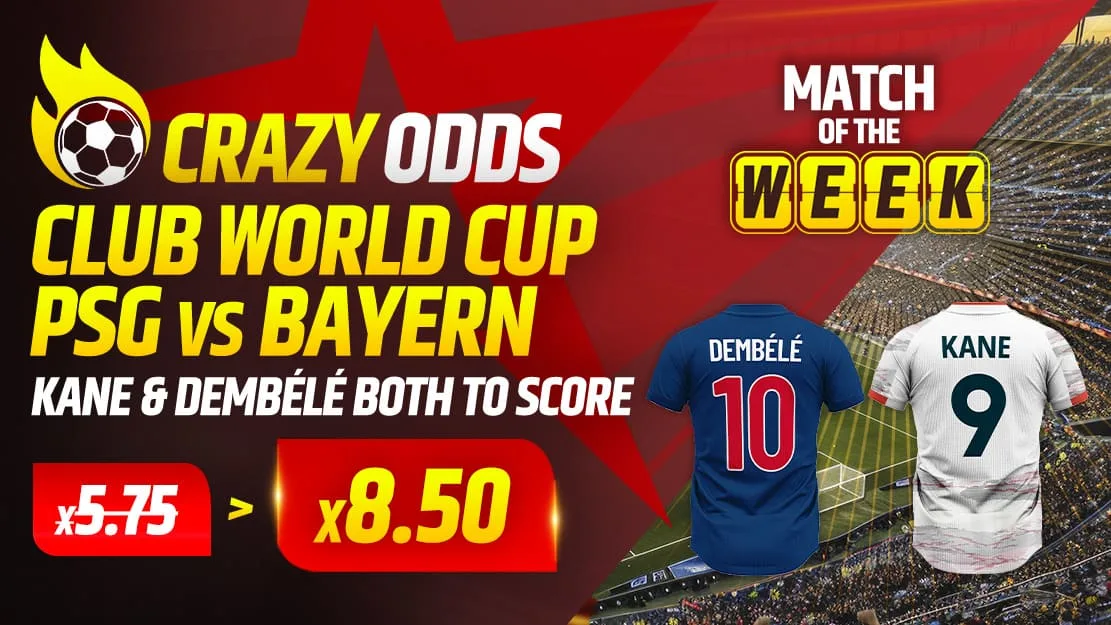 🎯 PSG vs Bayern – Crazy Odds: Dembele & Kane both to score
