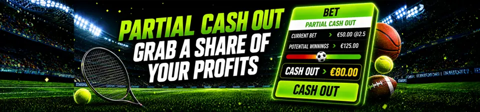 New at Starsport: Secure Your Winnings with Partial Cashout 💰