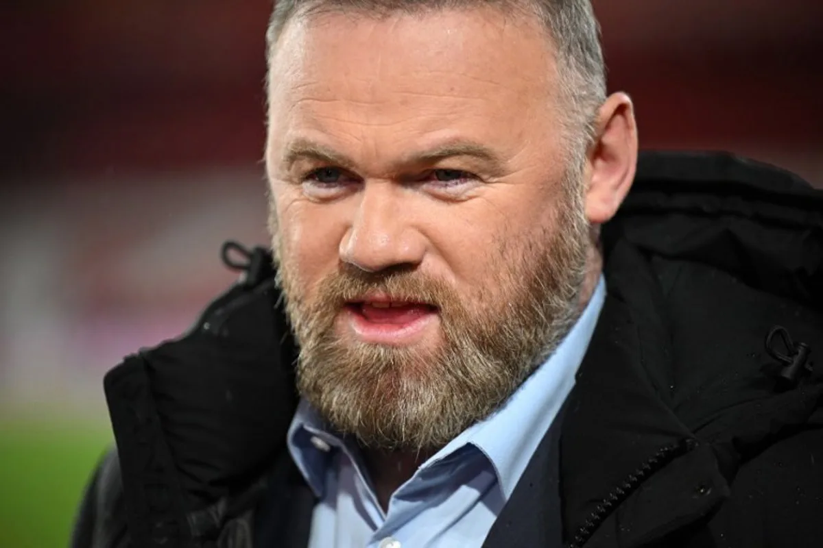 Former Manchester United and England player Wayne Rooney, working as a pundit, arrives ahead of the English FA Cup fifth round football match between Nottingham Forest and Manchester United at The City Ground, in Nottingham, central England, on February 28, 2024.  Oli SCARFF / AFP