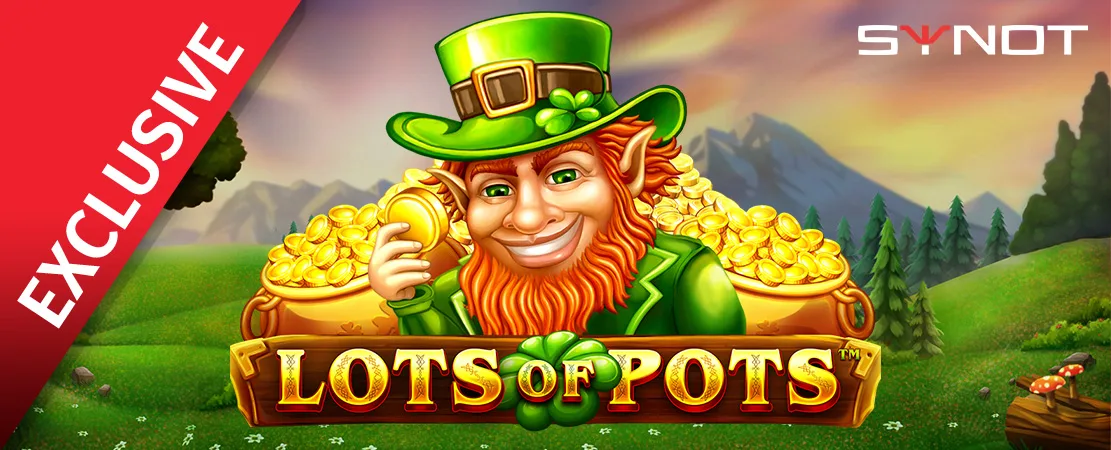 🍀 Exclusively at Starcasino! Lots of Pots by Synot 🍀