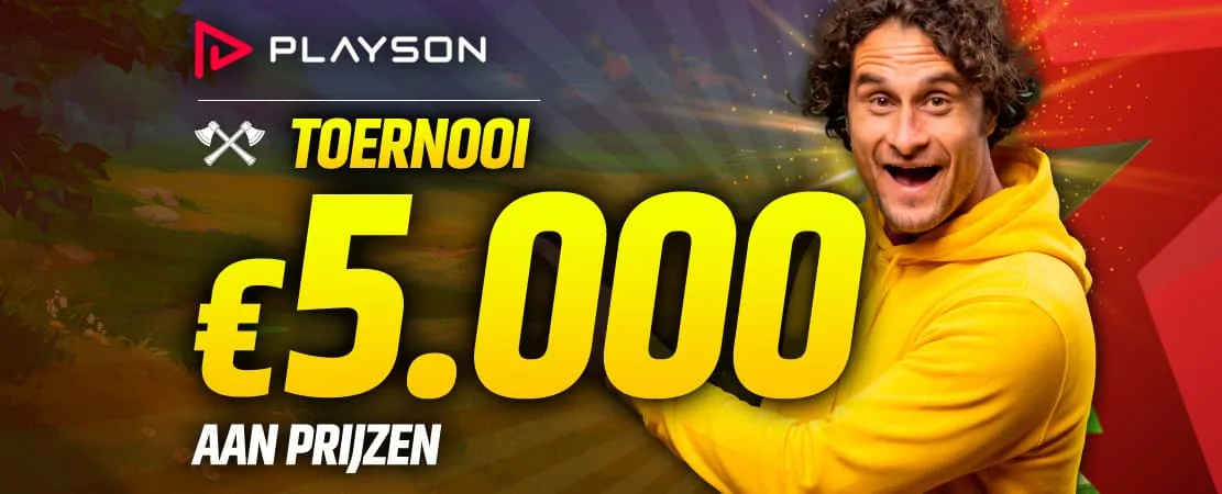 €5.000 Playson Toernooi 💎
