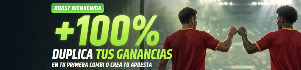 Duplica las ganancias de tu primera combi o Crea tu Apuesta: hasta 50 € extra.