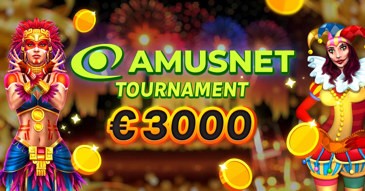 €3.000 New Year tournament by Amusnet! 