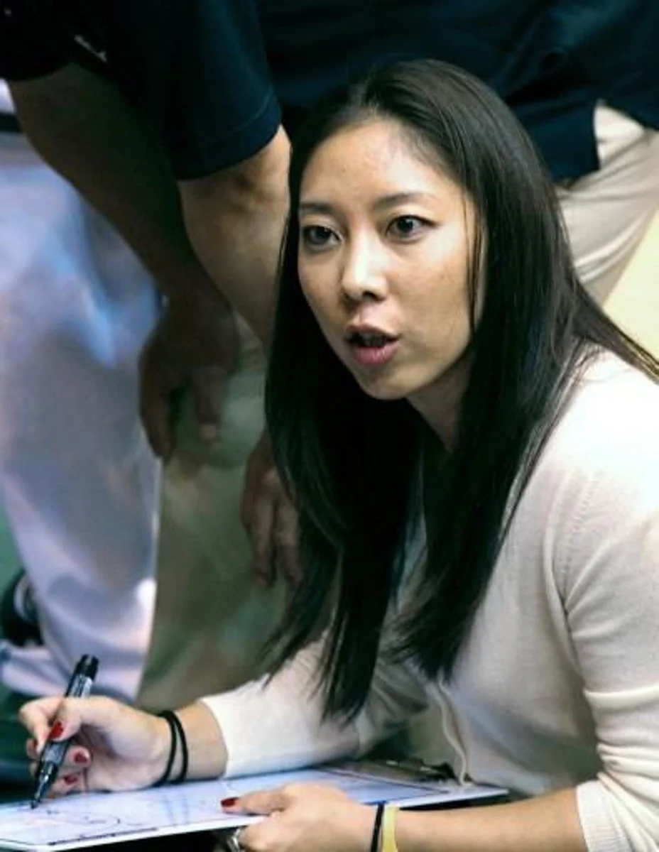 TO GO WITH: BASKET-WOMEN-JPN-USA-NAKASE,FOCUS BY SHIGEMI SATO This handout picture released by Japan's professional basket ball team Saitama Broncos on November 20, 2011 shows Saitama Broncos head coach Natalie Nakase during a game of Japan's professional basketball league bj-league in Saitama city, suburban Tokyo. The 31-year-old American, the first female head coach in Japan's professional men's basketball league, has her sights set firmly on a coaching job in the NBA. AFP PHOTO / SAITAMA BRONCOS / HIROKO WATANABE ---EDITORS NOTE--- RESTRICTED TO EDITORIAL USE - MANDATORY CREDIT AFP PHOTO / SAITAMA BRONCOS / HIROKO WATANABE - NO MARKETING NO ADVERTISING CAMPAIGNS - DISTRIBUTED AS A SERVICE TO CLIENTS TO GO WITH: BASKET-WOMEN-JPN-USA-NAKASE,FOCUS BY SHIGEMI SATO ---EDITORS NOTE--- RESTRICTED TO EDITORIAL USE - MANDATORY CREDIT AFP PHOTO / SAITAMA BRONCOS / HIROKO WATANABE - NO MARKETING NO ADVERTISING CAMPAIGNS - DISTRIBUTED AS A SERVICE TO CLIENTS