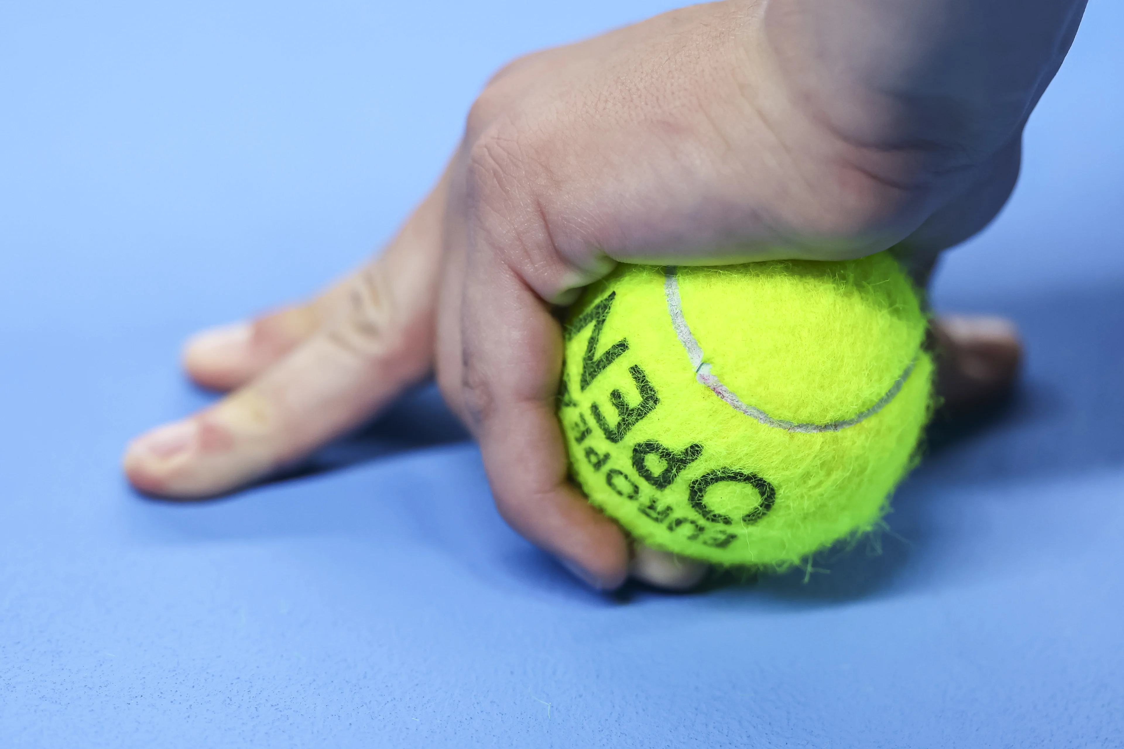 illustration picture shows the matchball pictured during the qualifying phase of the European Open Tennis ATP tournament, in Antwerp, Sunday 13 October 2024. BELGA PHOTO DAVID PINTENS