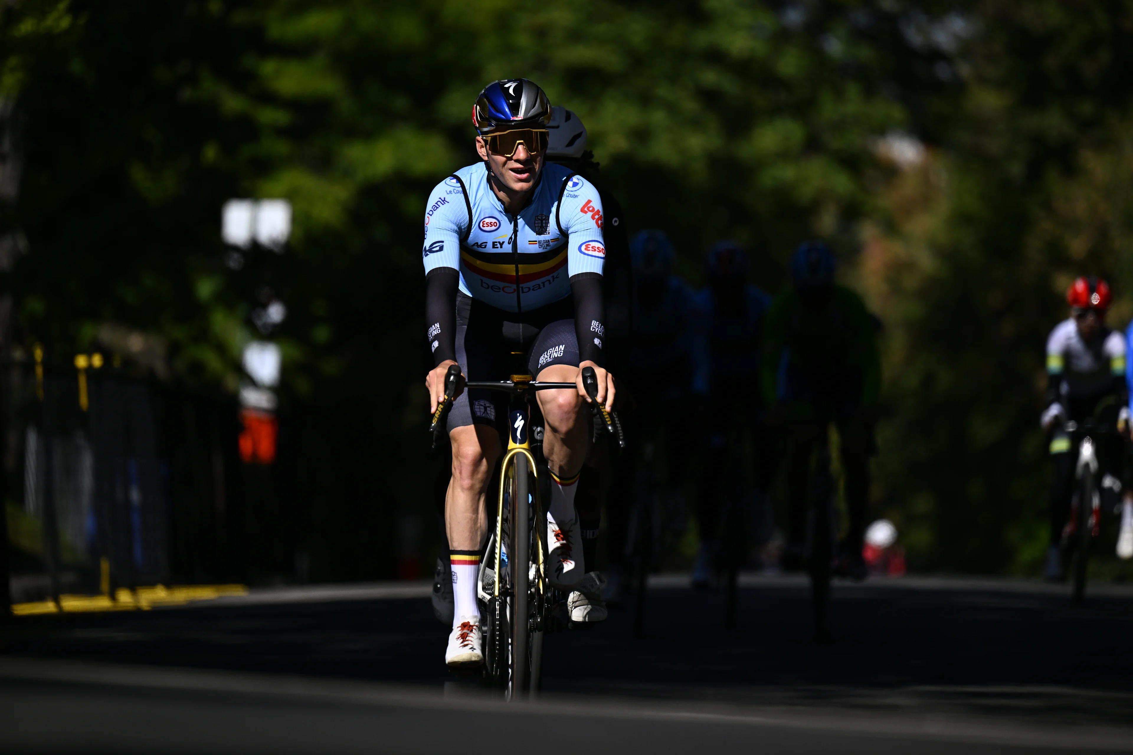 Belgian Remco Evenepoel pictured during a training before the cycling World Championship, in Montreal, Canada, Wednesday 23 September 2026. The UCI road world championships are taking place from 20 to 27 September, in Montreal, Canada. BELGA PHOTO JASPER JACOBS