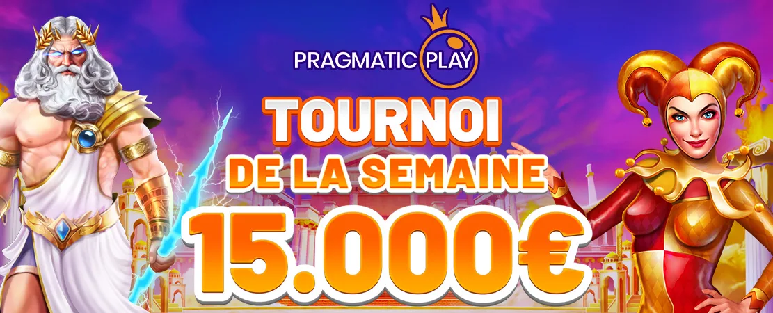 🤩 Tournoi Pragmatic Play de 15.000 € !