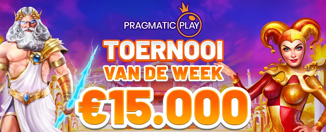 🤩 €15.000 Pragmatic Play Toernooi!
