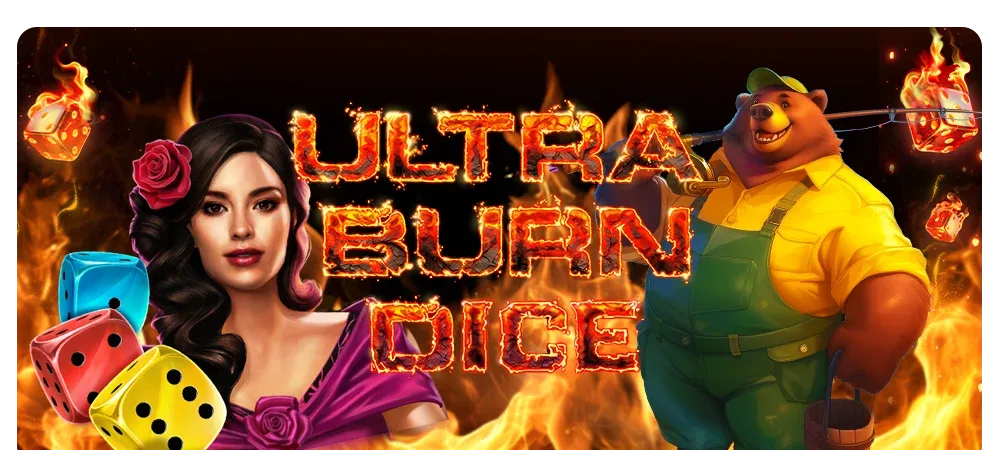 Visual of Casino King’s new releases: Ultra Burn Dice, 40 Latin Heart Dice and Honey Bass Dice, colorful and dynamic dice slots.