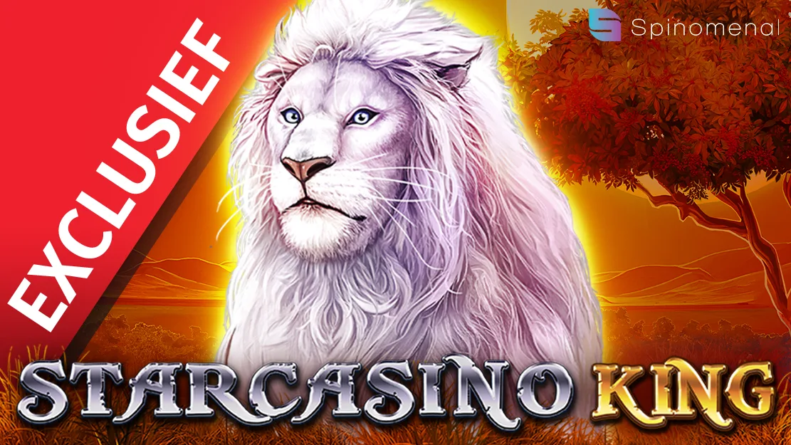 🦁 Exclusief bij Starcasino! Starcasino King van Spinomenal!