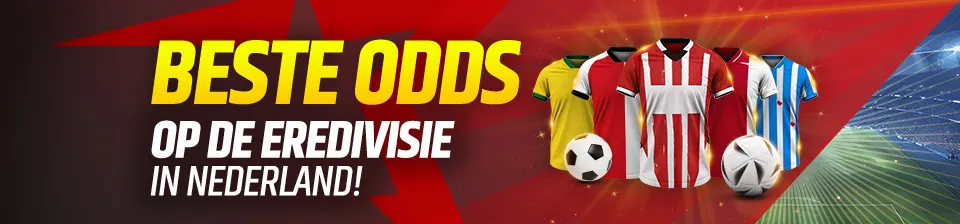 Wij hebben de beste odds op de Eredivisie