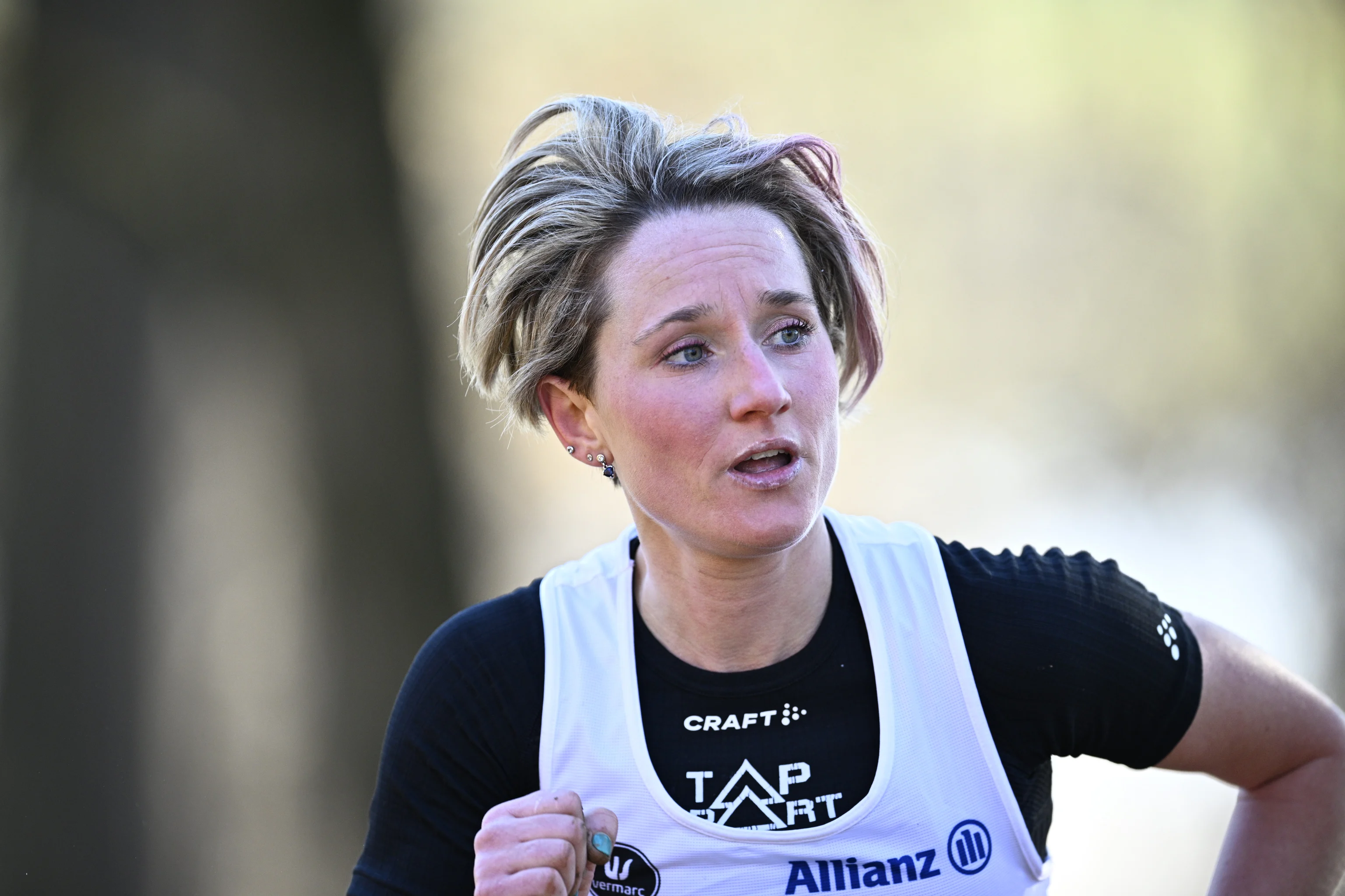 Belgian Eline Dalemans pictured in action during the women's race at the European Cross Country Championships, in Piemonte, Italy, Sunday 11 December 2022. BELGA PHOTO JASPER JACOBS